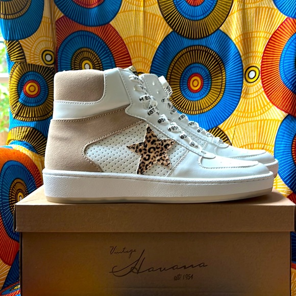 New in Box Vintage Havana Hightops - Picture 2 of 4